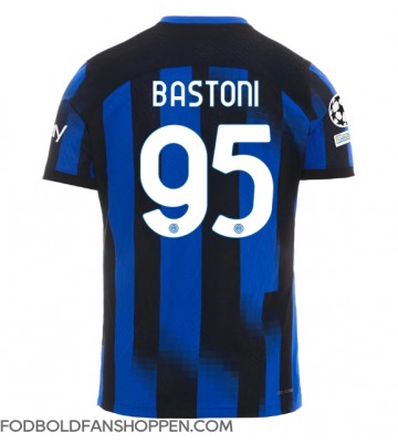 Inter Milan Alessandro Bastoni #95 Hjemmebanetrøje 2023-24 Kortærmet